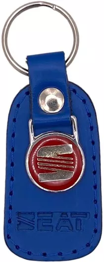 Μπρελόκ Seat από Δέρμα Μπλε
