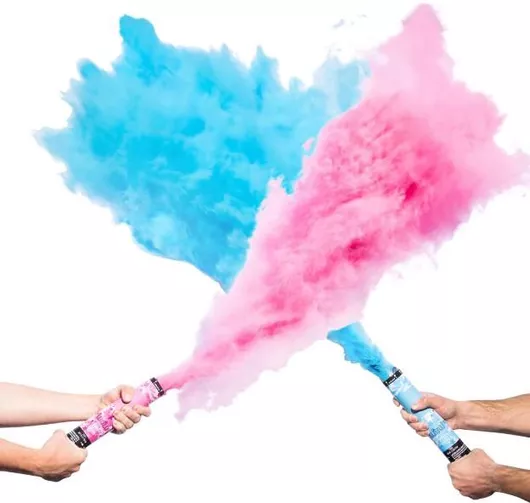 Κανονάκι με Σκόνη για Gender Reveal Ροζ