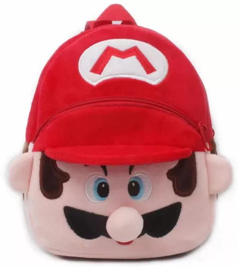 Παιδική Τσάντα Πλάτης Super Mario 25cm Κόκκινο