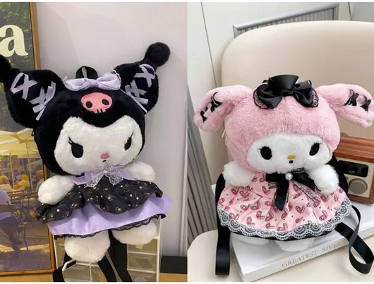 Παιδική Τσάντα Ώμου My melody Λούτρινη 25cm Ροζ