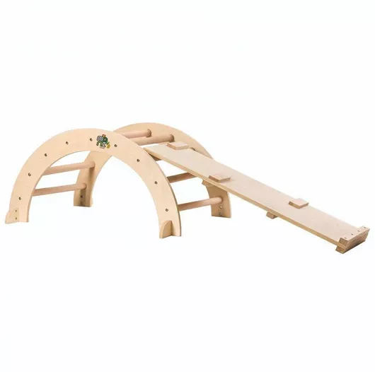 Αψίδα Αναρρήχησης Moni Ξύλινη Montessori με Ράμπα Climbing Arch Ramp Pikler