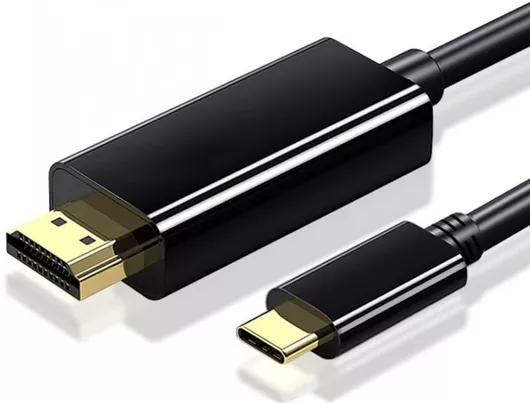 Καλώδιο ATC HDMI male - USB-C male 1.8m Μαύρο