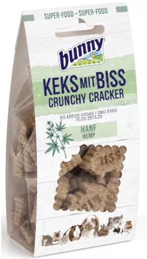 Λιχουδιά Τρωκτικών Bunny Crunchy Cracker με Κάνναβη 50gr