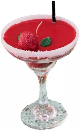 Πασχαλινή Λαμπάδα Gerakis Ποτήρι Κοκτέιλ Μαργαρίτα Κόκκινο 001026