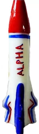 Πασχαλινή Λαμπάδα Gerakis Πύραυλος Κόκκινο 001896