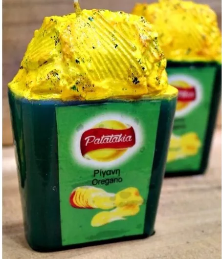 Πασχαλινή Λαμπάδα Gerakis Πατατάκια 002786