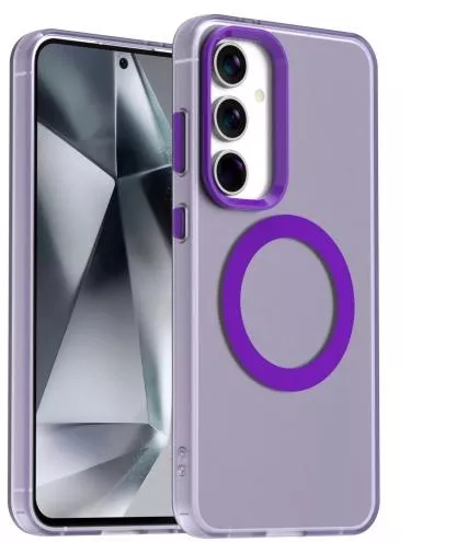 Θήκη Κινητού Back Cover για Samsung Galaxy S24 Plus Πλαστικό με MagSafe Μοβ