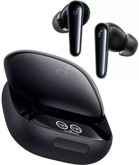 Bluetooth Handsfree Ακουστικά Soundcore by Anker Liberty 4 Pro In-ear με Αντοχή στον Ιδρώτα & Θήκη Φόρτισης Μαύρο