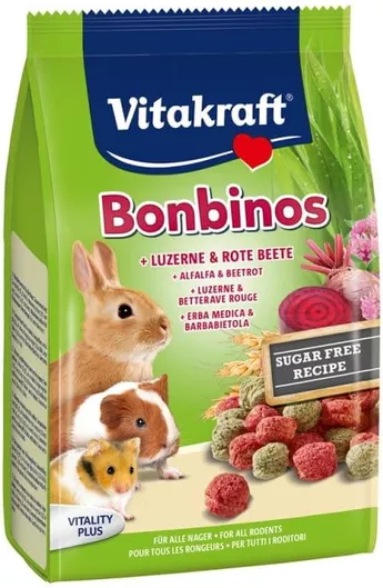 Λιχουδιά Τρωκτικών Vitakraft Bonbinos με Καρότα 40gr