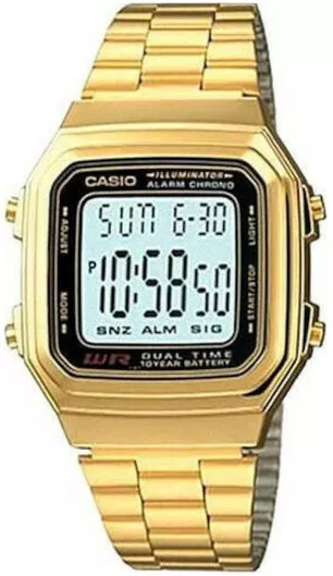 Γυναικείο Ρολόι Casio με Μεταλλικό Μπρασελέ Χρυσό