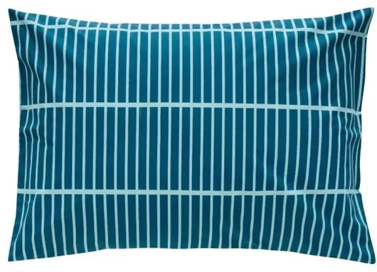 Σετ Μαξιλαροθήκες Kentia Lark 01A Βαμβακερή 50x70cm Μπλε/Γαλάζιο 2τμχ 