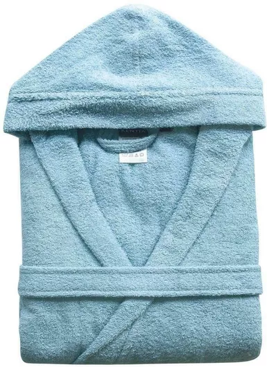 Μπουρνούζι Kentia με Κουκούλα Riley Unisex S Γαλάζιο