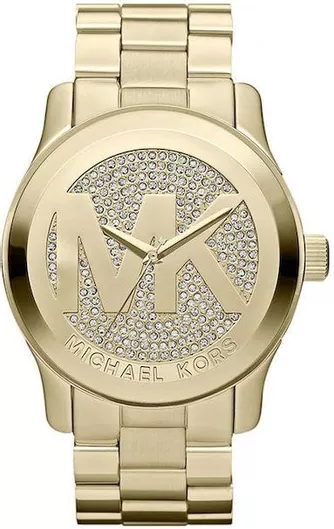 Γυναικείο Ρολόι Michael Kors με Μεταλλικό Μπρασελέ Χρυσό