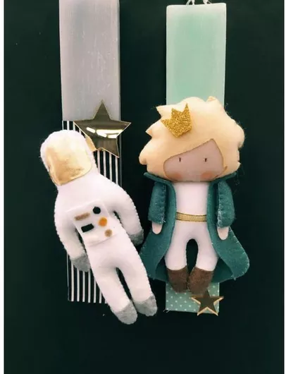 Πασχαλινή Λαμπάδα Αστροναύτης Πάνινη σε Αρωματικό Κερί 23112