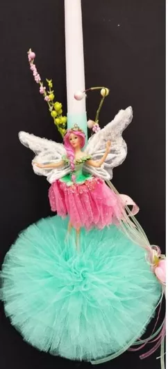 Πασχαλινή Λαμπάδα Νεράιδα Σομόν23126