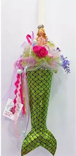 Πασχαλινή Λαμπάδα Νεράιδα Χωνάκι Μαλακό 114Α