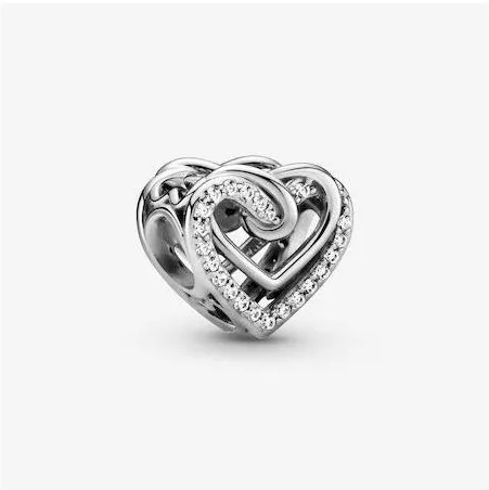 Γυναικείο Charm Pandora από Ασήμι με Σχέδιο Καρδιά 
