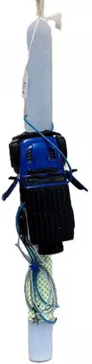 Πασχαλινή Λαμπάδα Χειροποίητη Τζιπ Μεταλλικό Αυτοκίνητο 24039