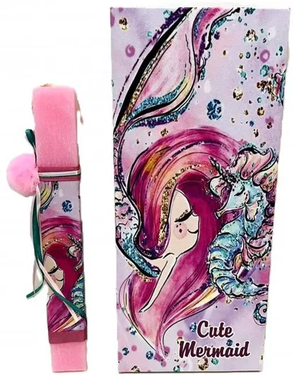 Πασχαλινή Λαμπάδα Χειροποίητη Set Καδράκι & Λαμπάδα Little Mermaid 24055