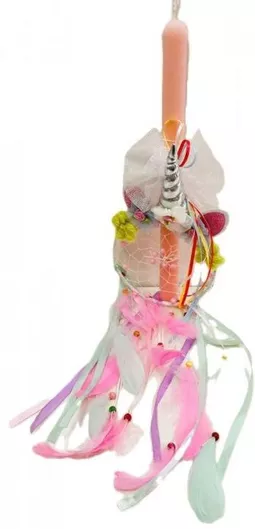 Πασχαλινή Λαμπάδα Χειροποίητη Ονειροπαγίδα Μεγάλη 24065