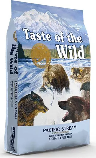 Ξηρά Τροφή Taste Of The Wild Pacific Stream 12.2kg χωρίς Σιτηρά & Γλουτένη για Ενήλικους Σκύλους με Σολομό