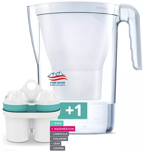 Κανάτα Φιλτραρίσματος Νερού BWT Vida 2600ml & Φίλτρο Zinc Λευκό