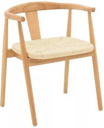 Καρέκλα Τραπεζαρίας Pakketo Μοντέρνο 56x49x73cm Μπεζ
