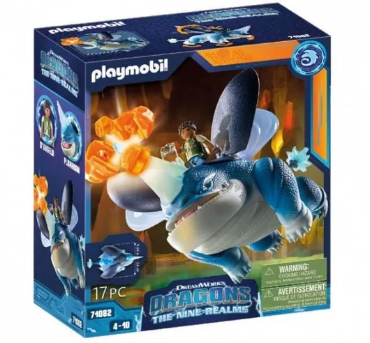 Playmobil Dragons Plowhorn & Dangelo #71082 για 4+ Ετών