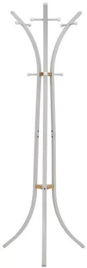 Καλόγερος Pakketo Bamile Μεταλλικό 51x63x175cm Λευκό