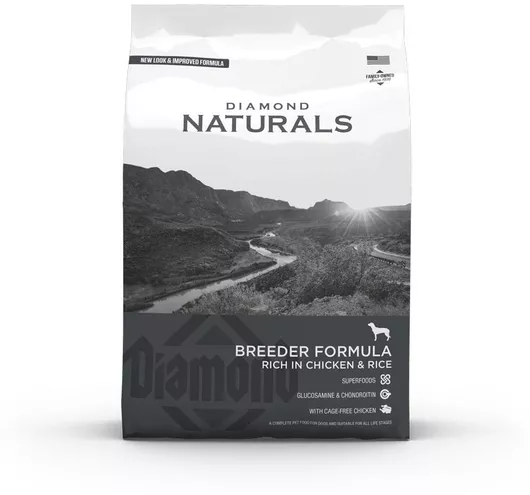 Ξηρά Τροφή Diamond Natural Breeder Formula 20kg για Ενήλικους Σκύλους με Κοτόπουλο