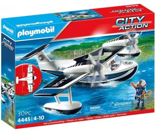 Playmobil Action Αστυνομικό Υδροπλάνο για 4 ετών
