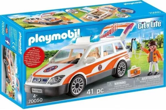 Playmobil Όχημα Πρώτων Βοηθειών για 4+ Ετών