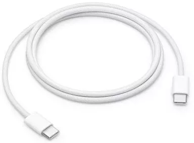 Kαλώδιο Apple Braided MW493 USB C σε USB C 60W 1m Λευκό