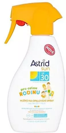 Αντηλιακή Κρέμα Astrid Sun OF 30 - Family Milk for Sunbathing in Spray 270ml