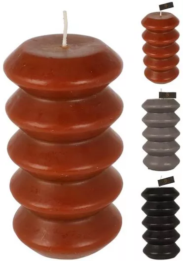 Κερί Box37211 The Netherlands Pillar 14cm 3assorted Clr Acc309910