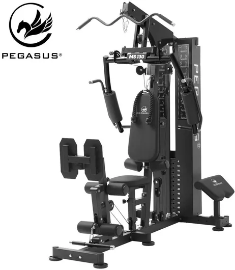 Πολυόργανο Γυμναστικής Pegasus MS‑130 με Βάρη 73kg & Ρυθμιζόμενο Κάθισμα