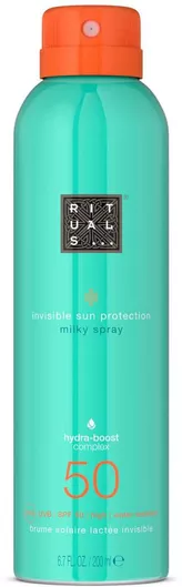 Αντηλιακή Λοσιόν Προσώπου Rituals The Ritual Of Karma Sun Protection Αδιάβροχη SPF50 σε Spray 200ml