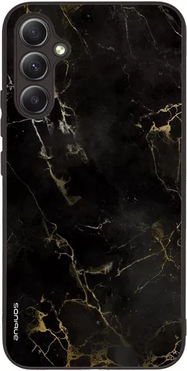 Θήκη Κινητού Sonique Back Cover Marble Series για Samsung Galaxy A34 5G Πλαστικό Μαύρο 01