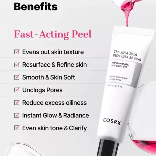 Cosrx The Aha Bha Pha Lha 35 Peel Peeling Προσώπου για Λιπαρές Επιδερμίδες 30ml