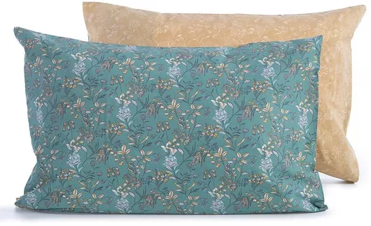 Μαξιλαροθήκη Nef-Nef Homeware Βαμβακερή με Φάσα 52x72cm Πράσινο