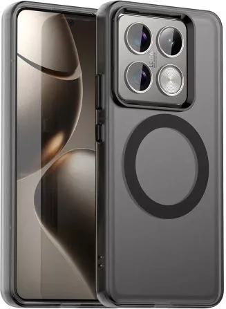 Θήκη Κινητού Candy Hybrid Back Cover με MagSafe για Xiaomi 14T Pro Πλαστικό Μαύρο