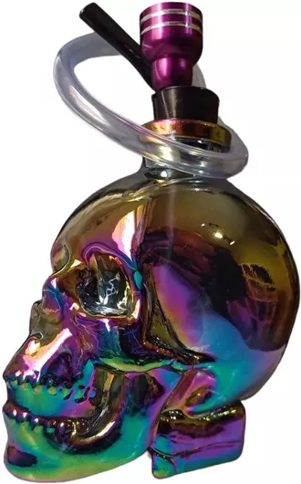 Bong Mado Mini Rainbow Skull 11cm Πολύχρωμο