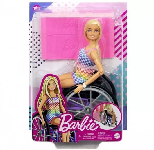 Barbie Mattel Κούκλα Fashionista με Αναπηρικό Αμαξίδιο για 3+ Ετών