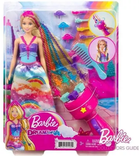 Barbie Mattel Κούκλα Dreamtopia Twist & Style Ονειρικά Μαλλιά για 3+ Ετών