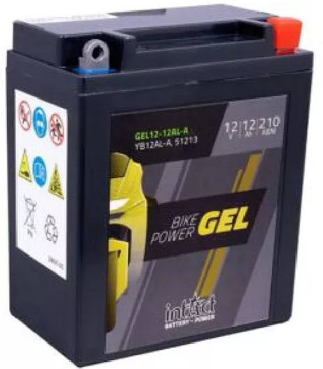 Μπαταρία Μοτοσυκλέτας Intact GEL YB12AL-A 12V 12AH 210CCA 1TEM F650 F650GS