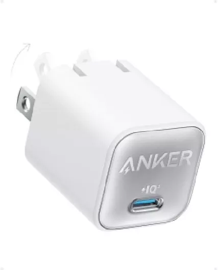 Φορτιστής Κινητών Anker Χωρίς Καλώδιο με Θύρα USB-C 30W Λευκό