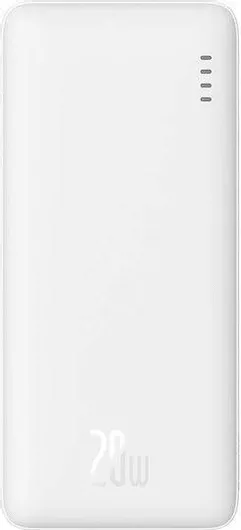 Baseus Airpow Power Bank 10000mAh 20W με Θύρα USB-A & Θύρα USB-C Power Delivery Λευκό