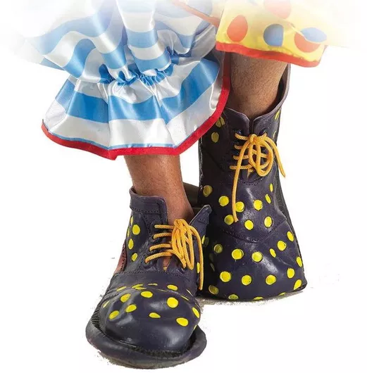 Αποκριάτικο Αξεσουάρ Fun Fashion Παπούτσια Κλόουν