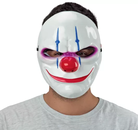 Αποκριάτικο Αξεσουάρ Fun Fashion Μάσκα Κλόουν Τρόμου