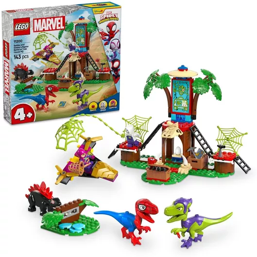 Lego Marvel: Spidey And His Amazing Friends Spidey And Goby's Raptor Battle At Tree House Hq #11200 για 4+ Ετών